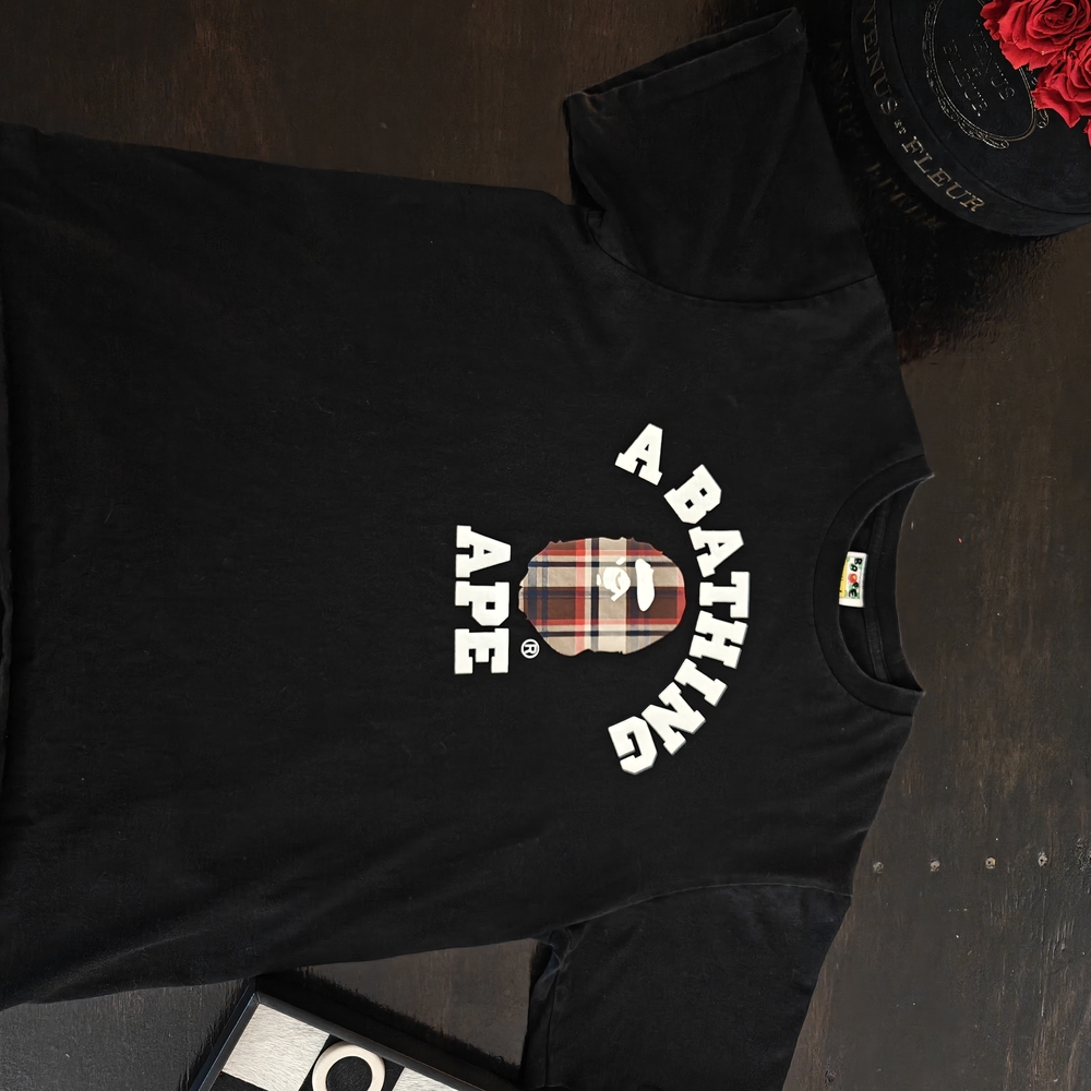 A Bathing Ape Black Graphic T-Shirt